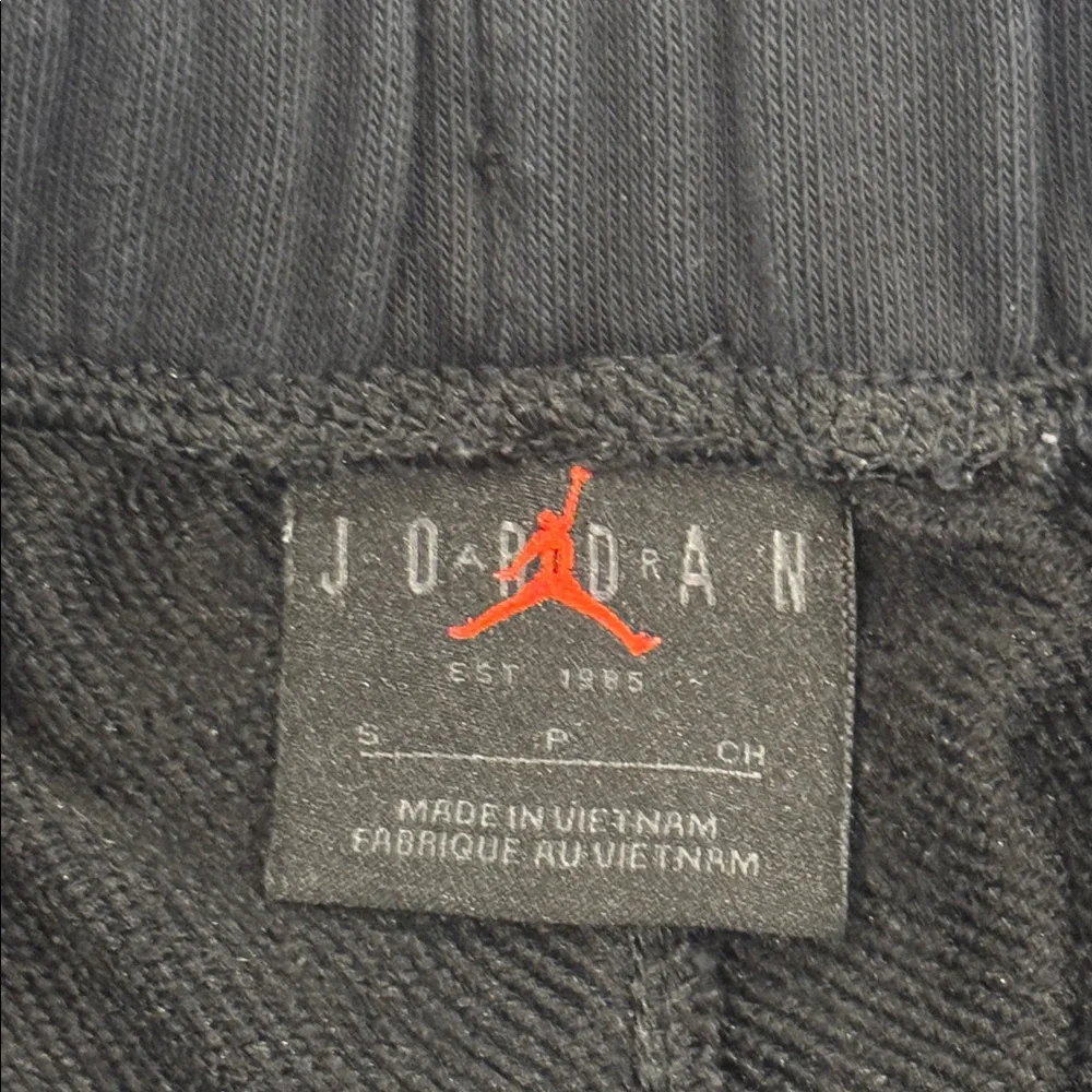 Jordan Men’s Dri Fit Sweat pants Joggers Size S Black Elastic waist